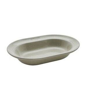 STAUB White Truffle Ceramic 10" Oval Serving Dish Stoneware New in Box